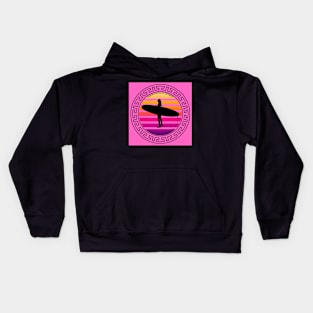 SURFING CAPITAL OF THE NORTH - SAN JUAN LA UNION - WOMEN PINK Kids Hoodie